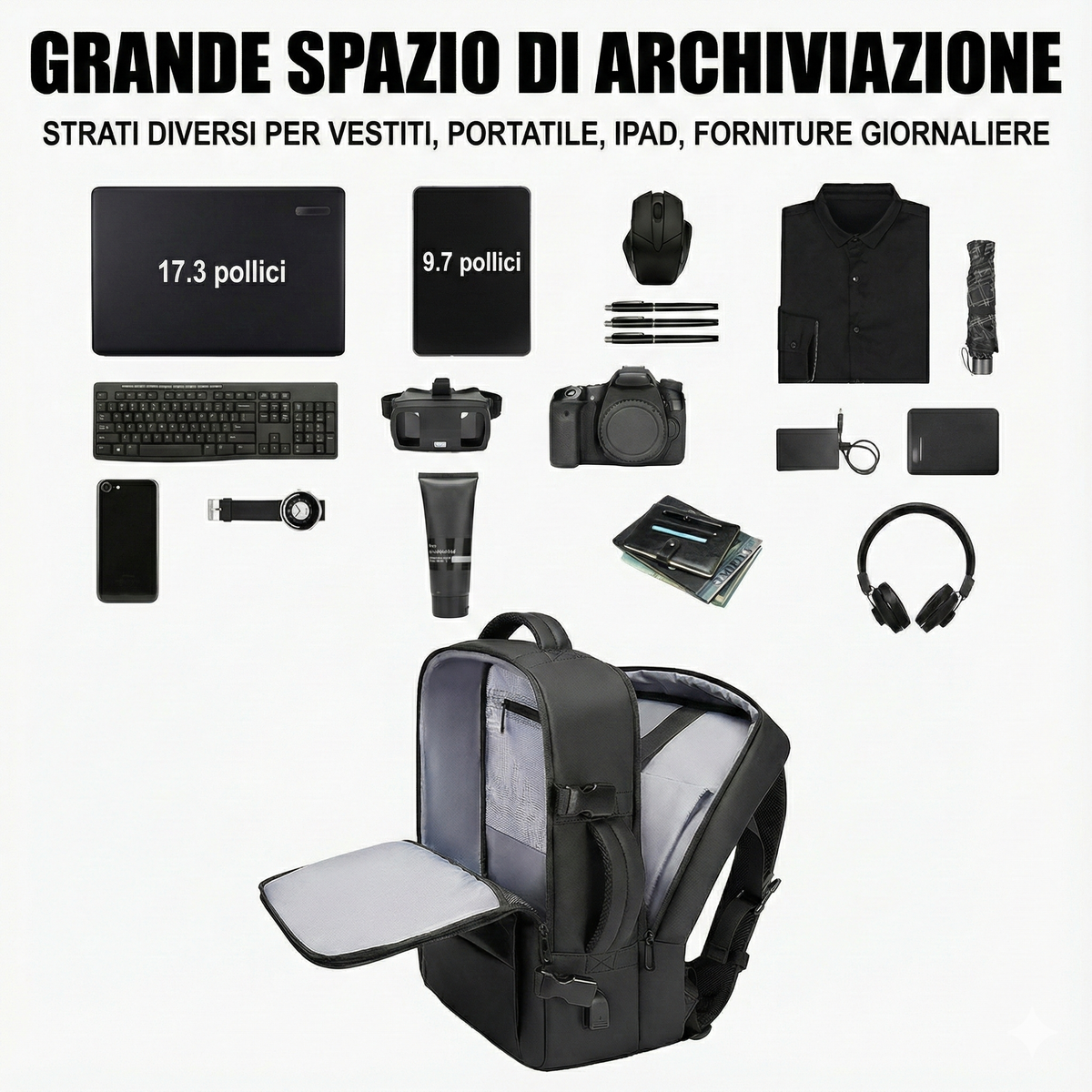 Zaino da Viaggio (30L/35L/45L) | BG-1983
