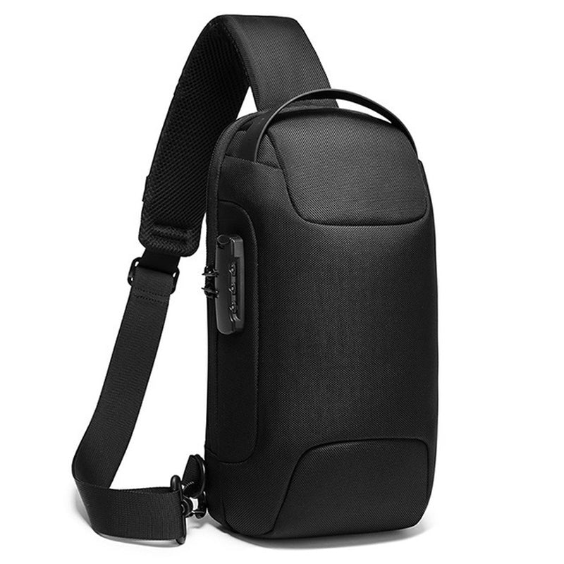 Borsa Monospalla Antifurto TSA, Porta USB 3.0 |  BG-22085